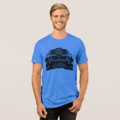 Spierauto overdrive Tri-Blend shirt (Voorkant volledig)