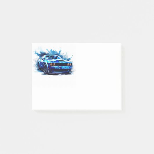 Spierauto  post-it® notes (Voorkant)