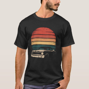 Spierauto Retro Vintage Amerikaanse Auto Zonsonder T-shirt