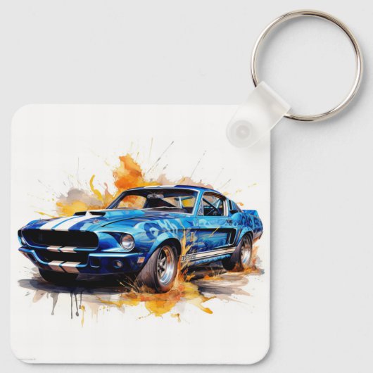 Spierauto Sleutelhanger (Achterkant)