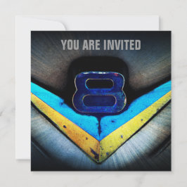 Spierauto V8 Macht en Chroom Kaart