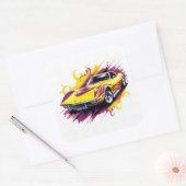 Spierauto Vierkante Sticker (Envelop)