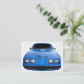 Spierauto Visitekaartje (Staand voorkant)