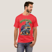 Spierautomaten Cartoon Comic Book Cov T-shirt (Voorkant volledig)