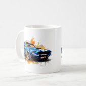 Spierballenauto Koffiemok (Voorkant links)