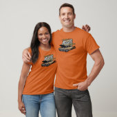 Spierballenauto-logo op T-shirt (Unisex)