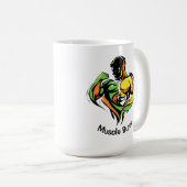 Spierbarsting Koffiemok (Voorkant rechts)