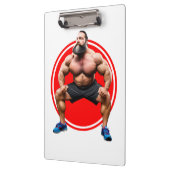 Spierbundel met baard klembord (Links)