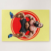 Spierbundel met baard legpuzzel (Horizontaal)