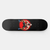 Spierbundel met baard persoonlijk skateboard (Horizontaal)