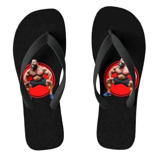 Spierbundel met baard teenslippers (Voetbed)