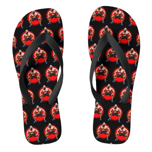Spierbundel met baard teenslippers (Voetbed)