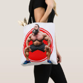 Spierbundel met baard tote bag (Dichtbij)