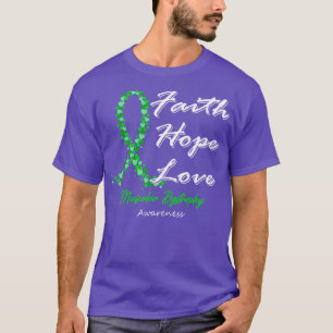 Spierdystrofie Bewustzijn Geloof Hoop Liefde In De T-shirt