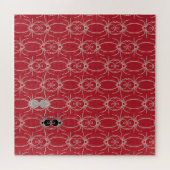 Spieren - Bloed Rood en Bone White Legpuzzel (Horizontaal)