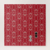 Spieren - Bloed Rood en Bone White Legpuzzel (Verticaal)