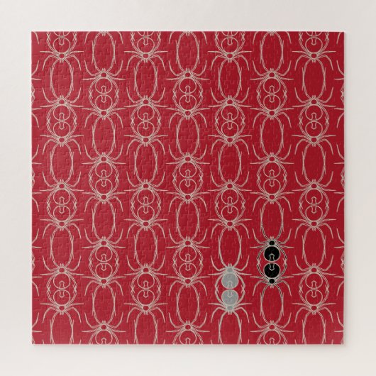 Spieren - Bloed Rood en Bone White Legpuzzel (Verticaal)