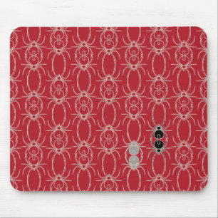 Spieren - Bloed Rood en Bone White Muismat