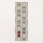 Spieren - Bone White en Bat Black Yogamat (Voorkant)