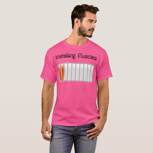 Spieren installeren 20 - bodybuilding gewichtheffe t-shirt (Voorkant volledig)