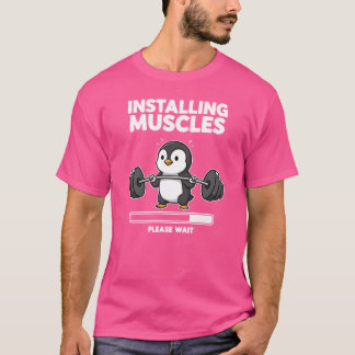 Spieren installeren Even geduld pinguïn Fitness Gy T-shirt
