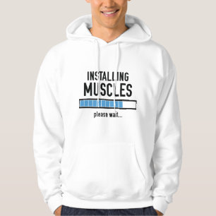 Spieren installeren hoodie