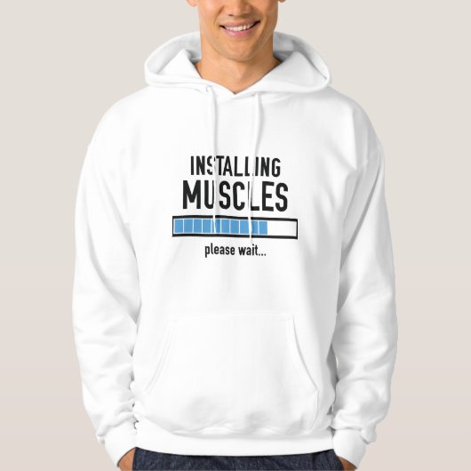 Spieren installeren hoodie (Voorkant)