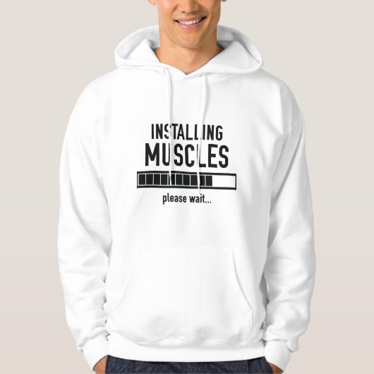 Spieren installeren hoodie (Voorkant)