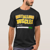 Spieren installeren t-shirt (Voorkant)