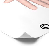 Spieren van de voorarm, voorzien van een schema. poster (Hoek)