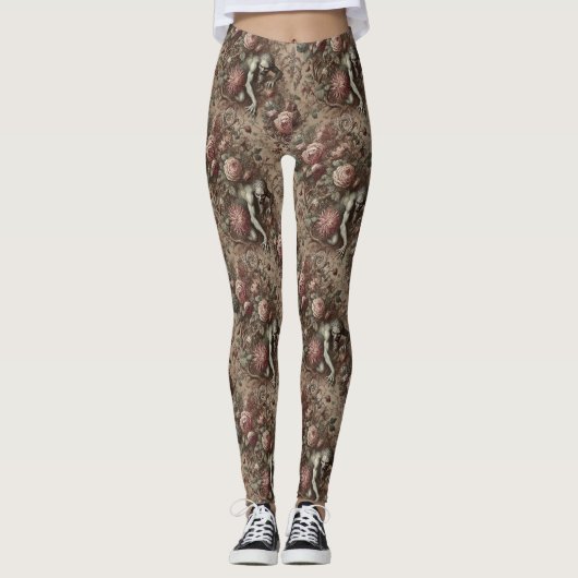 Spiergeheugen - Gotisch Victoriaans Leggings (Voorkant)
