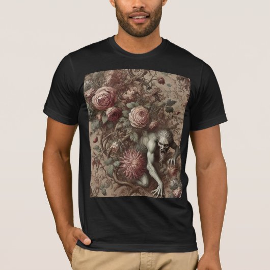 Spierherinnering – Gotische Draagbare Kunst T-shirt (Voorkant)