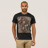 Spierherinnering – Gotische Draagbare Kunst T-shirt (Voorkant volledig)