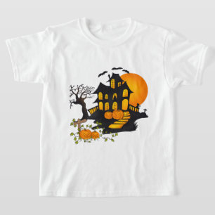 Spierhuis met vleermuizen Halloween leuk T-shirt