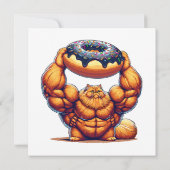 Spierkat die Donut optilt (Achterkant)