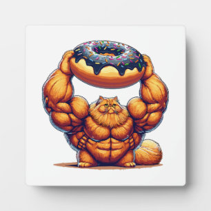 Spierkat die Donut optilt Fotoplaat