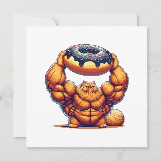 Spierkat die Donut optilt Kaart (Voorkant)