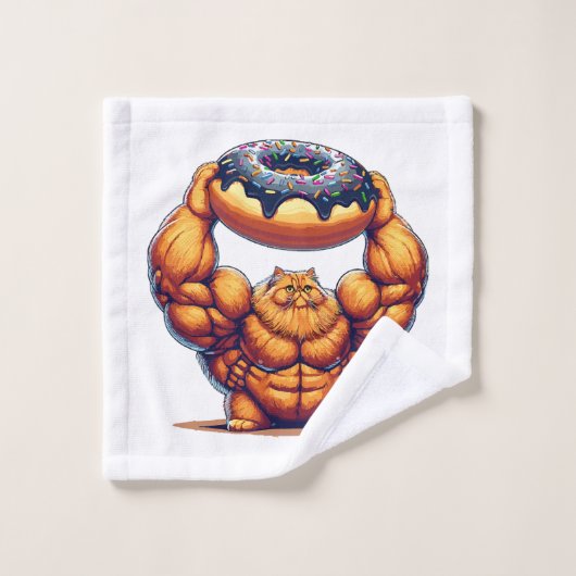 Spierkat die Donut optilt Washandje (Wasdoekje)
