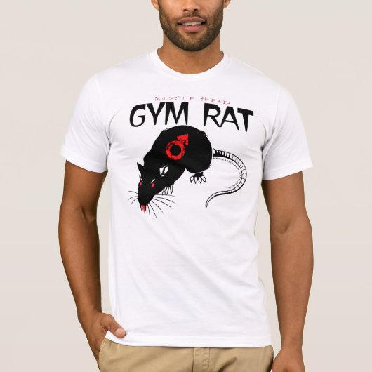 Spierkop Gym Ratten T-shirt (Voorkant)