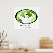 Spierkop Poster (Keuken)