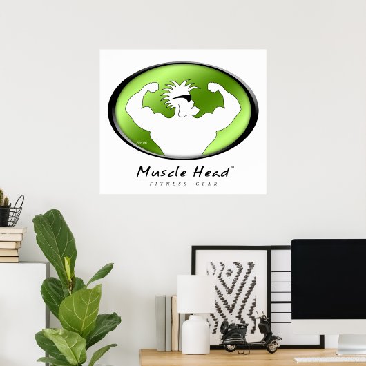 Spierkop Poster (Thuiskantoor)