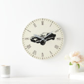  spierkraan Silhouette wandklok (Huis)