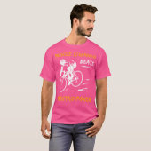 Spierkracht Beats Electro Power Mountainbiker T-shirt (Voorkant volledig)