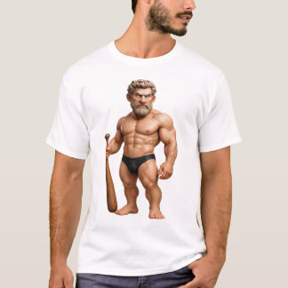 Spierkrachtige Krijger Uniek Design T-shirt