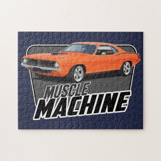 Spiermachine auto legpuzzel (Horizontaal)