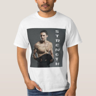 Spierman Kracht Hef Gewichten Fitnesscentrum Worko T-shirt