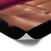 Spierpijn Vrouw fitness Vrouw Poster (Hoek)