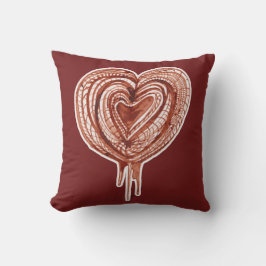 Spierpomp (hart) tekening kussen
