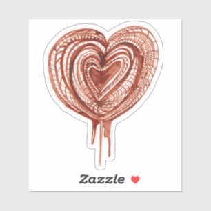 Spierpomp (hart) tekening sticker