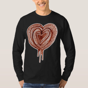 Spierpomp (hart) tekening t-shirt